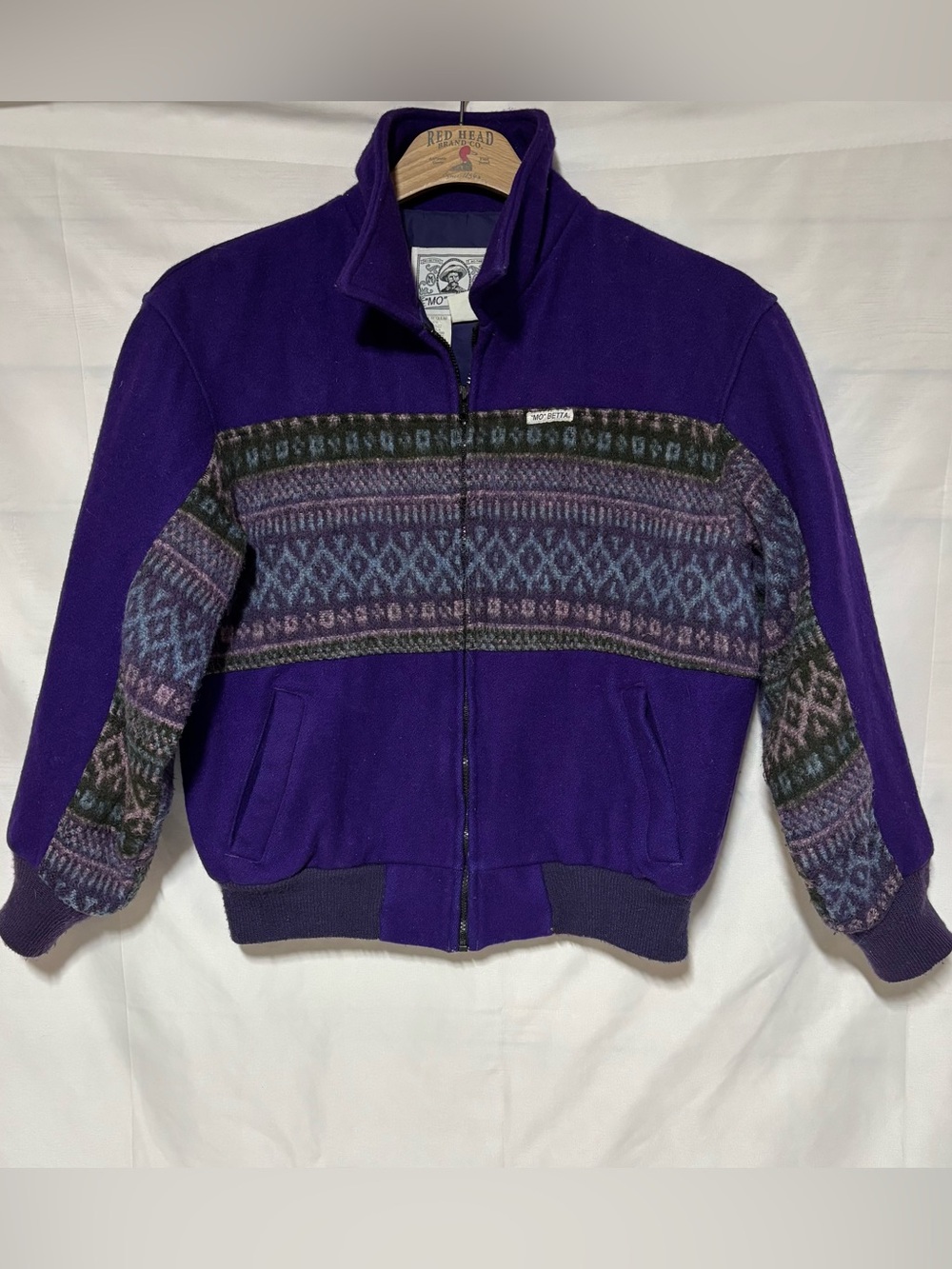 Vintage Mo' Betta Purple Fleece Jacket
Southwestern Full Zip Medium USA